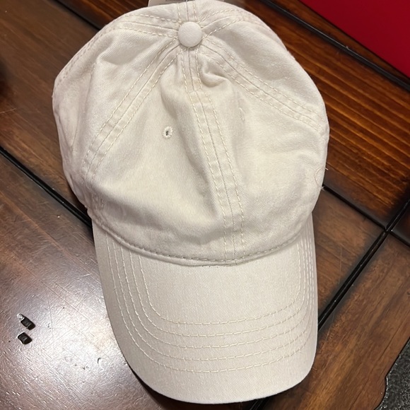 2 brand new ball caps. Pink and Off-White - Picture 3 of 6